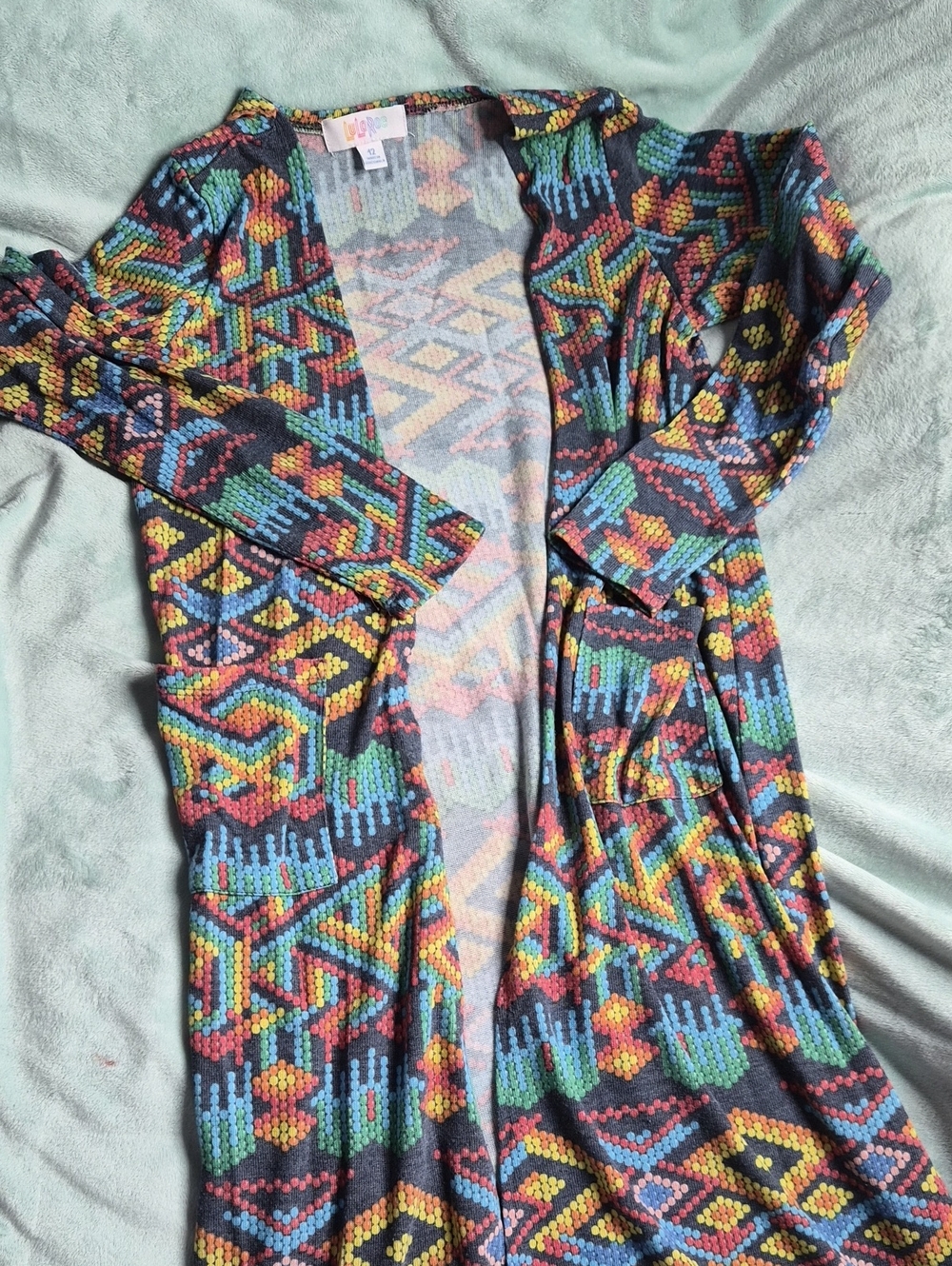 LuLaRoe Sariah Size Kids 12 Multicolor, Stretchy